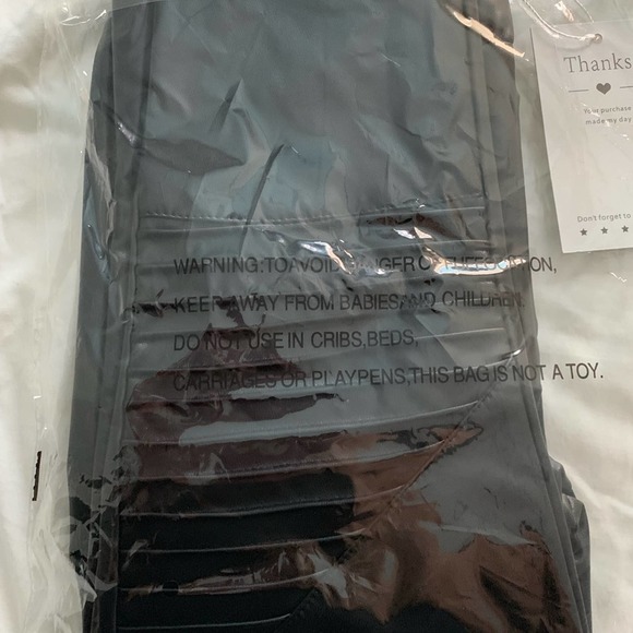 FAUX LEATHER MOTO PANTS IN BLACK - Picture 8 of 8